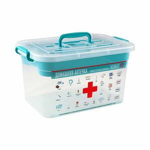 Контейнер для аптечки Домашний доктор Полимербыт 6,5л