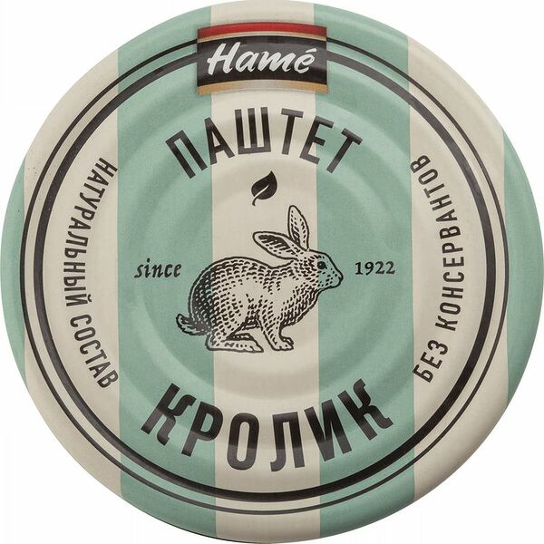 Паштет Hame из мяса кролика, 100г
