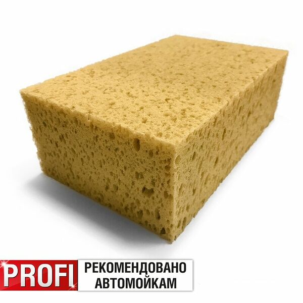 Губка поролоновая крупнопористая 193x125x70 мм AVS SP-17 для мойки