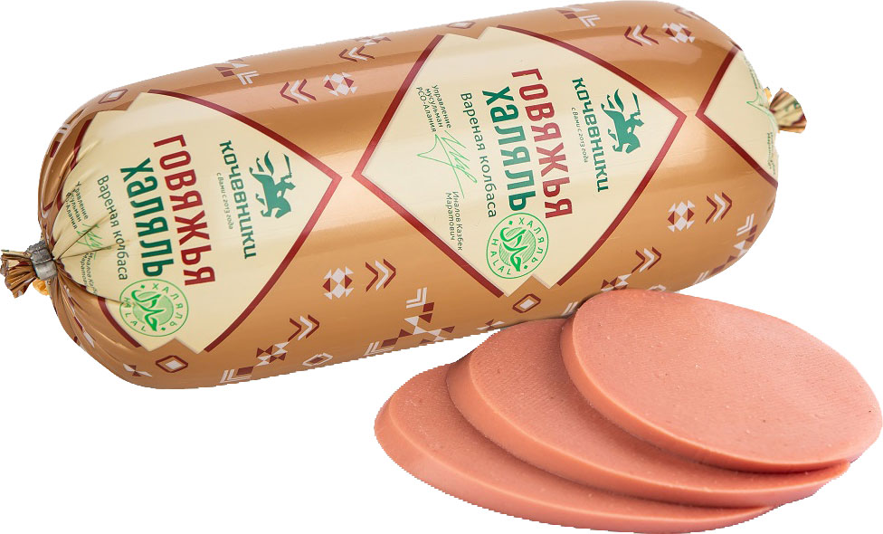 

Колбаса вареная Кочевники Говяжья Халяль 1 кг