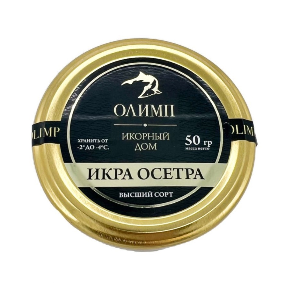 

Икра осетра зернистая, «Олимп», 50 г, Россия