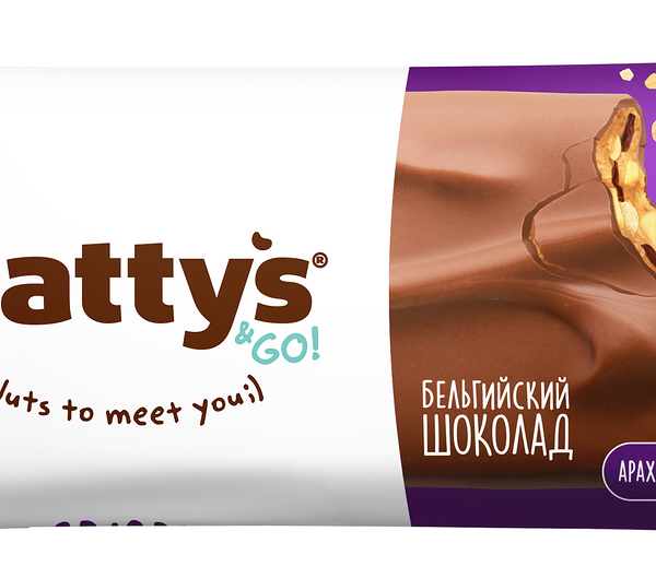 Батончик Nattys&Go Crunchy арахис-карамель-изюм