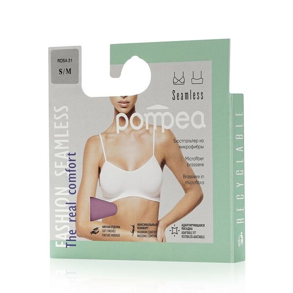 Женский бюстгалтер из микрофибры Pompea, Роза, S/M