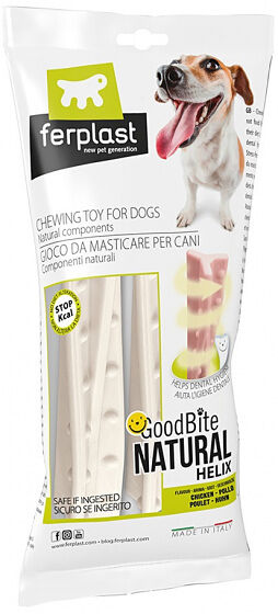 Ferplast игрушка-кость Goodb N.Helix Bag CH вкус курицы для собак Medium