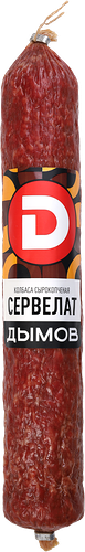 Колбаса Дымов Сервелат с/к в/у вес до 900г