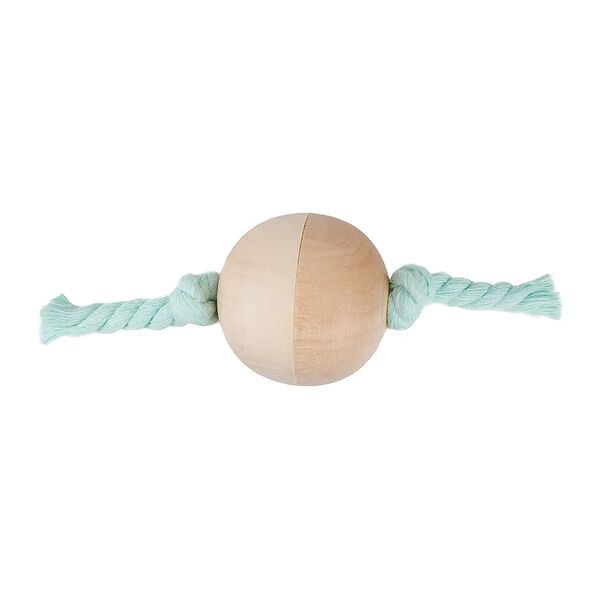 Шар-погремушка с 2 узлами для кошек, наполнитель нут, 4,5 см