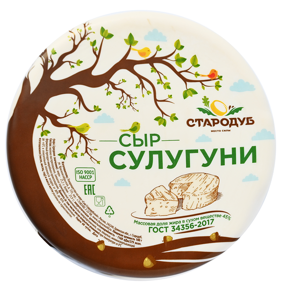 Сыр Стародуб Сулугуни 45%