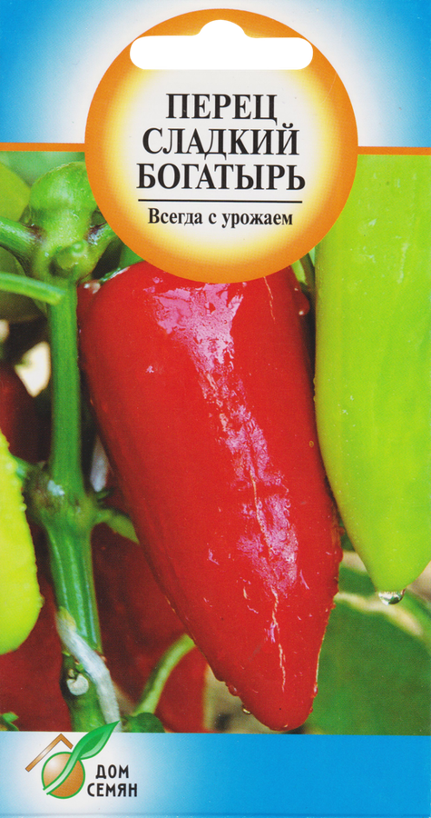 

Семена ДОМ СЕМЯН Перец сладкий Богатырь, 30шт