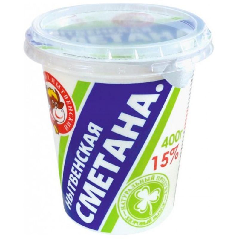

Сметана Маслозавод Нытвенский 15% 400 г