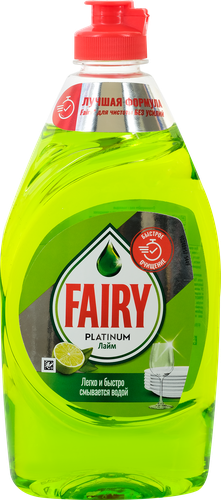 

Средство для мытья посуды Fairy Platinum Лайм 430 мл