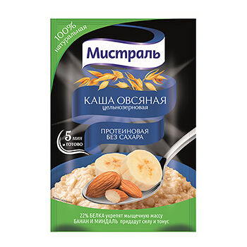 Каша овсяная Мистраль Протеиновая, 40г