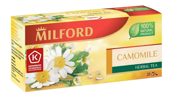 Чай травяной Milford Camomile 20 пакетиков