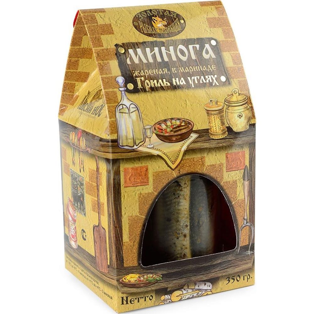 

Минога гриль на углях Лисий нос жареная в маринаде 350 г