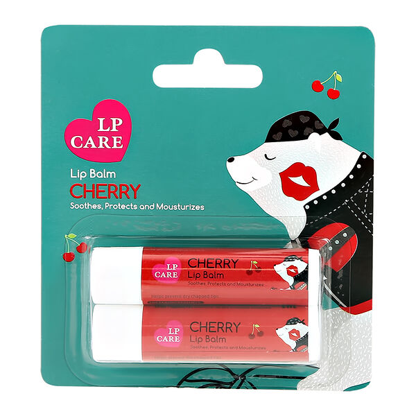 Бальзам для губ `LP CARE` Вишня 3 г 2 шт