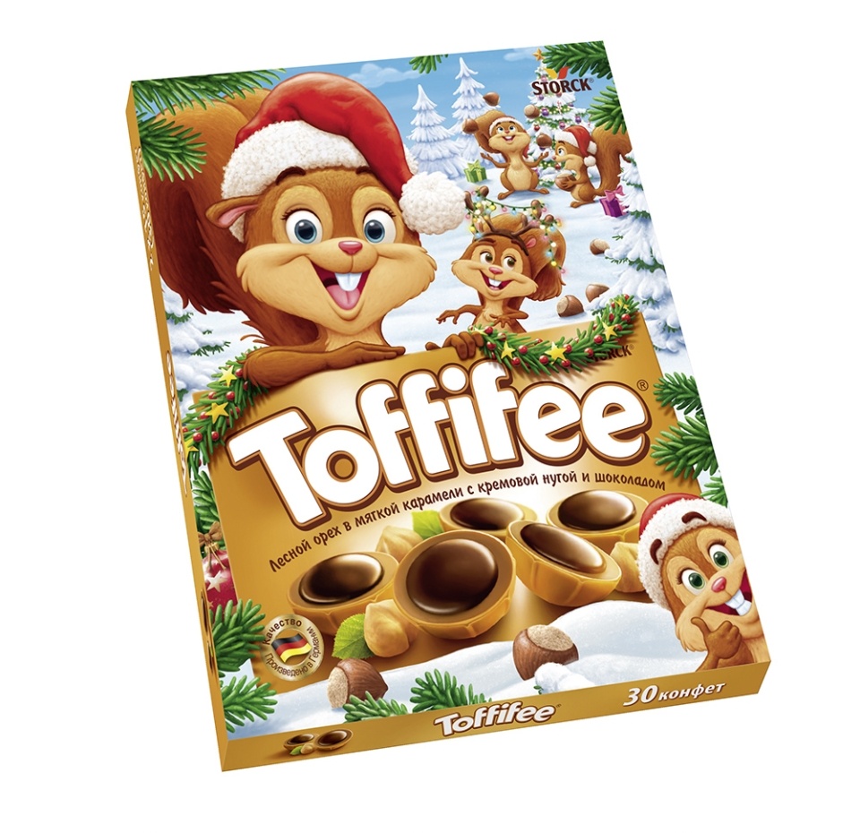 

Конфеты Toffifee Санта и белки 250 г