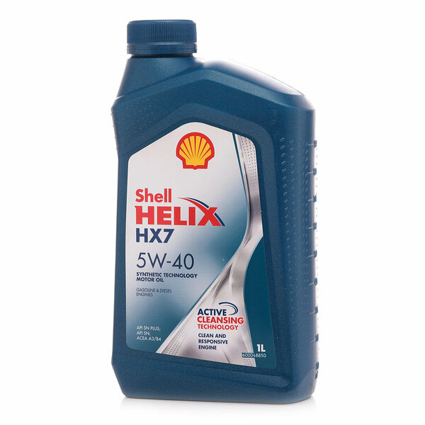 Масло моторное синтетическое HX7 5W-40 ТМ Shell Helix (Шелл Хеликс)