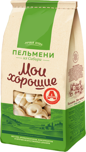 

Пельмени МОИ ХОРОШИЕ ручная лепка, 800г
