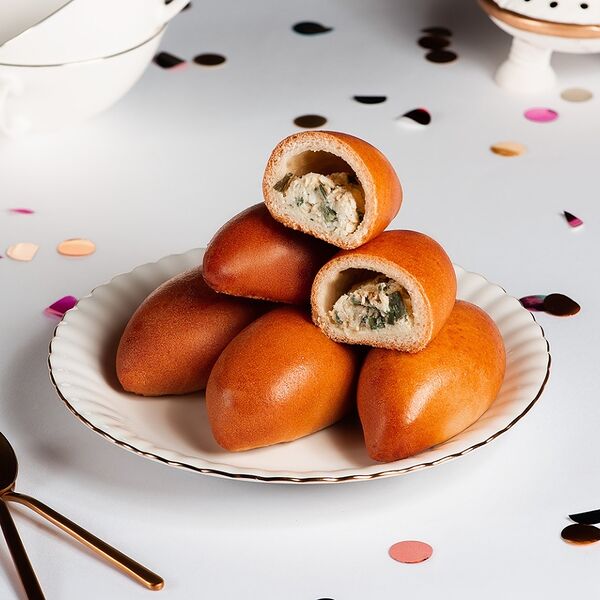 Пирожки домашние с луком и яйцом «Азбуки вкуса» 45 г