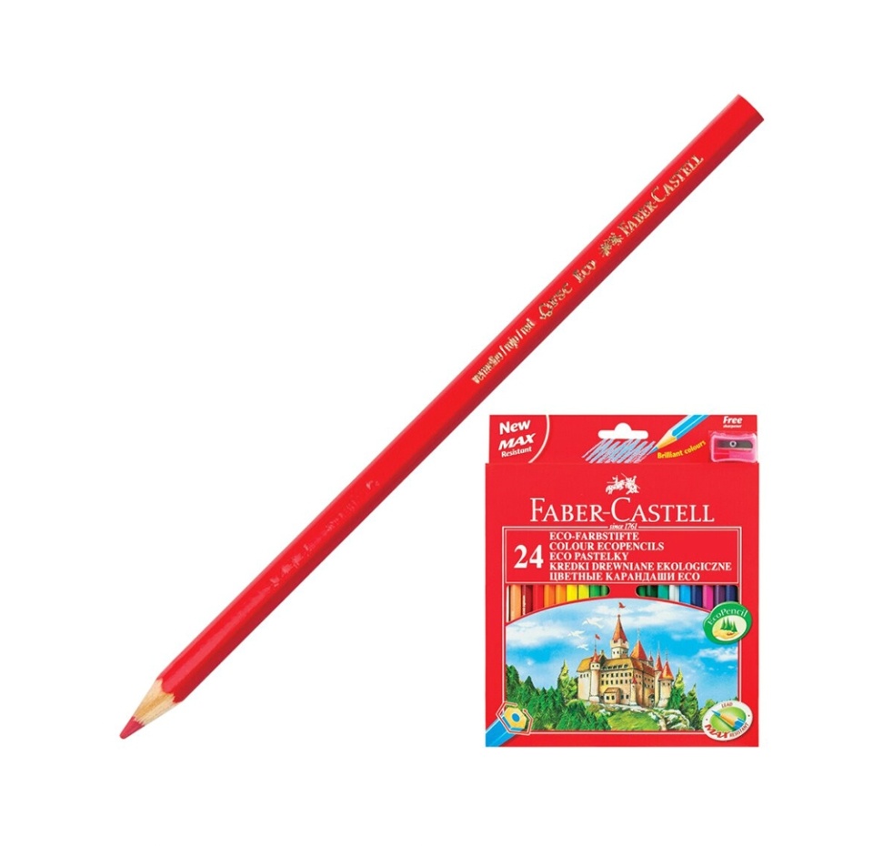 

Карандаши цветные Faber-Castell Замок 24 цвета