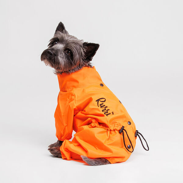 Дождевик для собак, 2XL, оранжевый (мальчик)