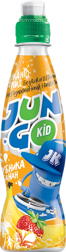 Напиток ДЖАНГО Кид Клубника, банан негазированный, 0.385 л