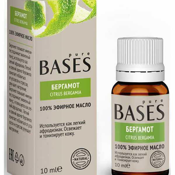 Эфирное масло Бергамот ТМ Pure bases (Пьюр бейсис)