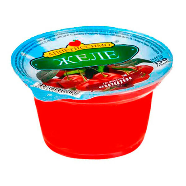 Желе аппетиссимо 150 г вишня