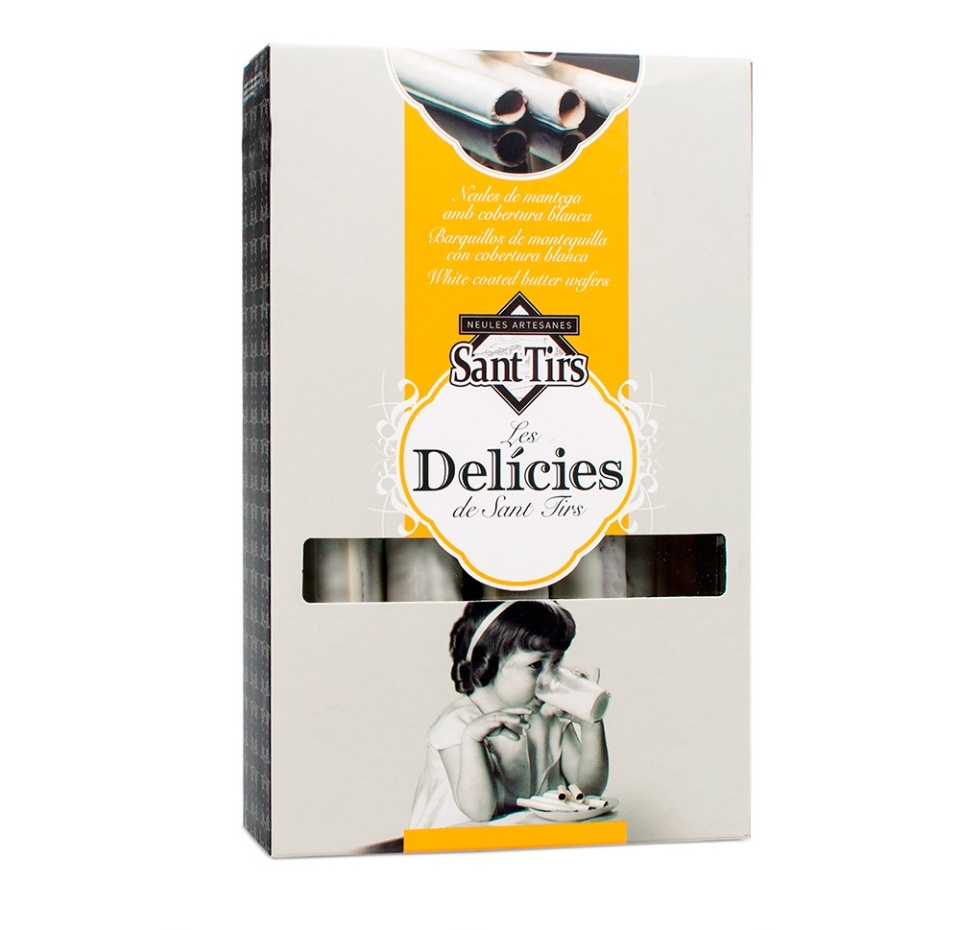 

Вафельные трубочки Sant Tirs в белом шоколаде 120 г