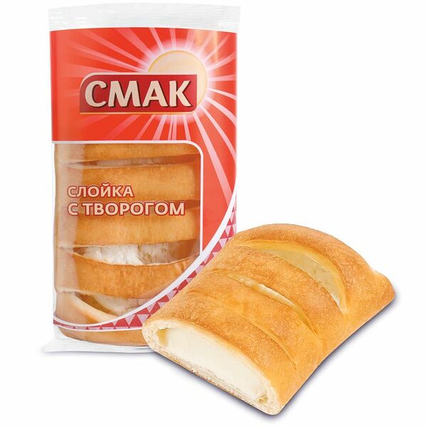 Слойка Смак с творогом  