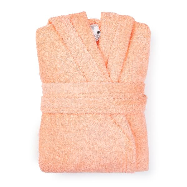 Халат махровый детский Adagio, р. 36, персиковый, хлопок