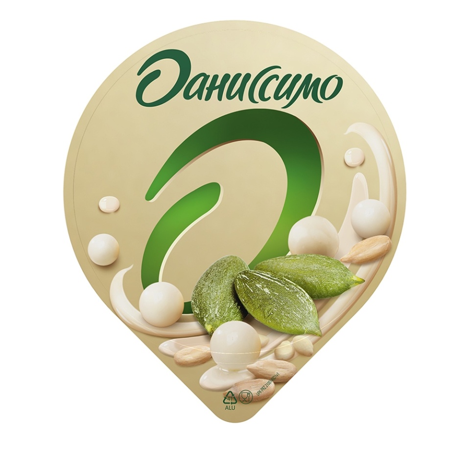 

Йогурт сладкий Даниссимо семечки и рисовые шарики в белом шоколаде со вкусом карамели 2.9% 135 г, Россия