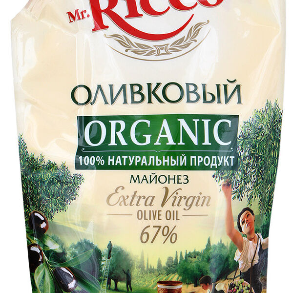 Майонез оливковый Mr. Ricco Оrganic 67%