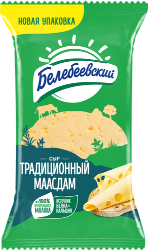 

Сыр Белебеевский Традиционный Маасдам 45% 185 г