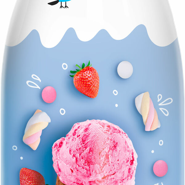 Гель-крем Milk для душа Молоко-Земляника