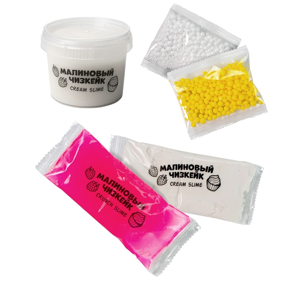 

Игрушка Slime Десерт мини Малиновый чизкейк 180г