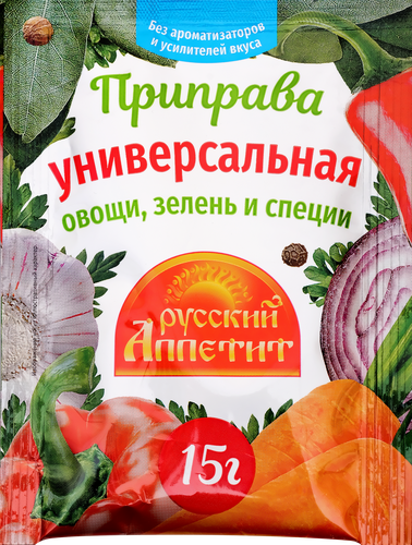 

Приправа Русский аппетит Универсальная, 15 г