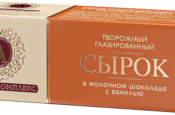 Сырок твор.глаз. в молоч.шокол. с ванилью 26% 50г А.РОСТАГРОКОМПЛЕКС