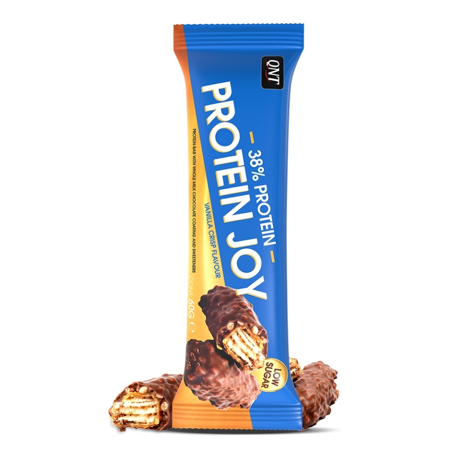 

Батончик протеиновый Qnt Protein Joy Ванильный криспи 60г, Бельгия