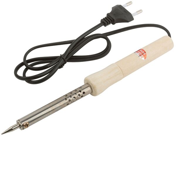 Паяльник, деревянная ручка, 60 Вт