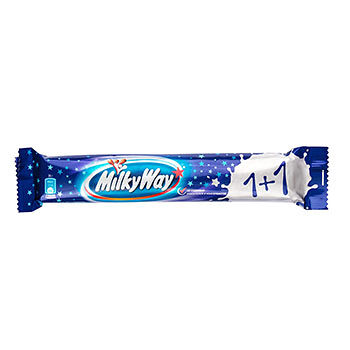 Батончик шоколадный Milky Way 1+1