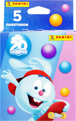 

Блистер с наклейками Panini Смешарики 2023