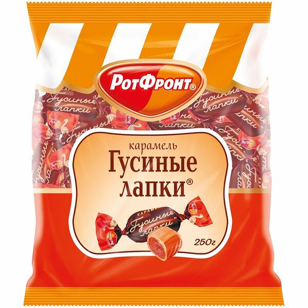 Карамель Рот Фронт Гусиные лапки, 250г