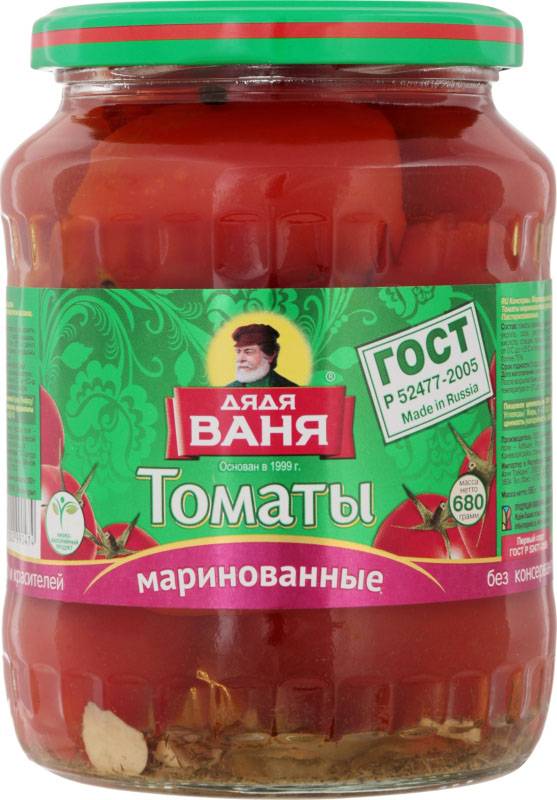 

Томаты Дядя Ваня маринованные