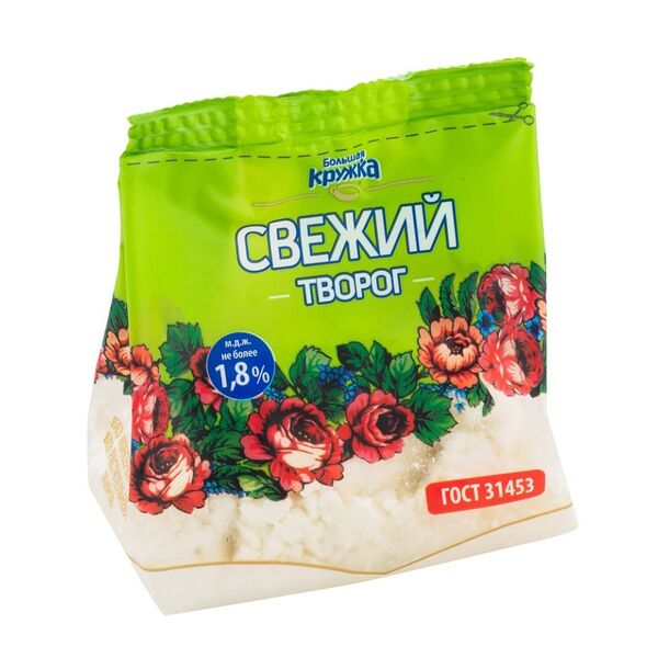 Творог Свежее Завтра 1,8 %