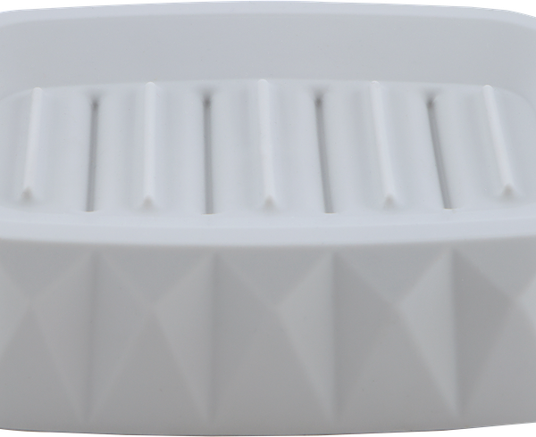 Мыльница IDEA Призма, серый 