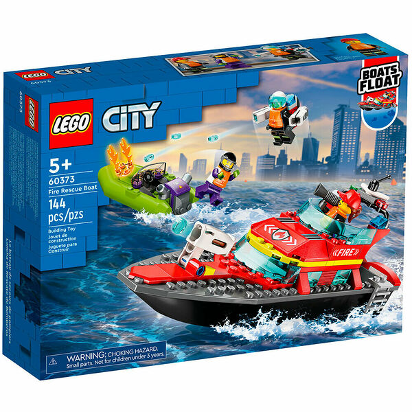 LEGO City Пожарная спасательная лодка 60373