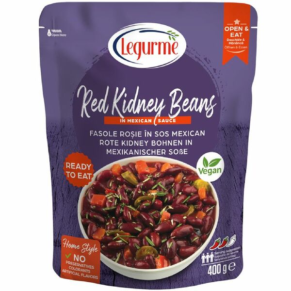 Фасоль Legurme красная в мексиканском соусе 400г
