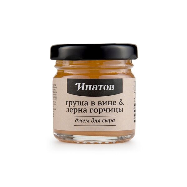 Джем для сыра «Груша в вине & зёрна горчицы», «Ипатов», 40 г, Россия