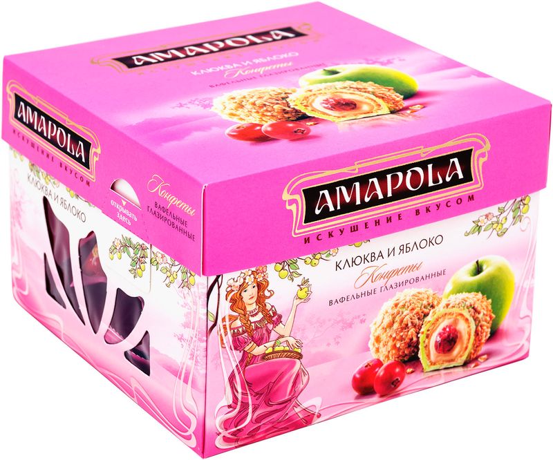 

Набор конфет Amapola Клюква и яблоко