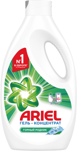 

Гель для стирки Ariel Горный родник 1.95 л